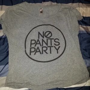 No pants party shirt